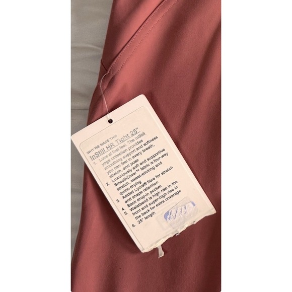 New Lululemon Instill HR tight 25\